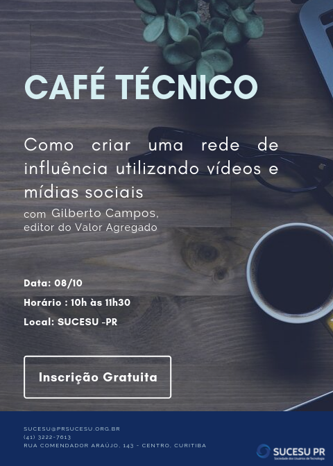 Café Técnico – 08/10/2019