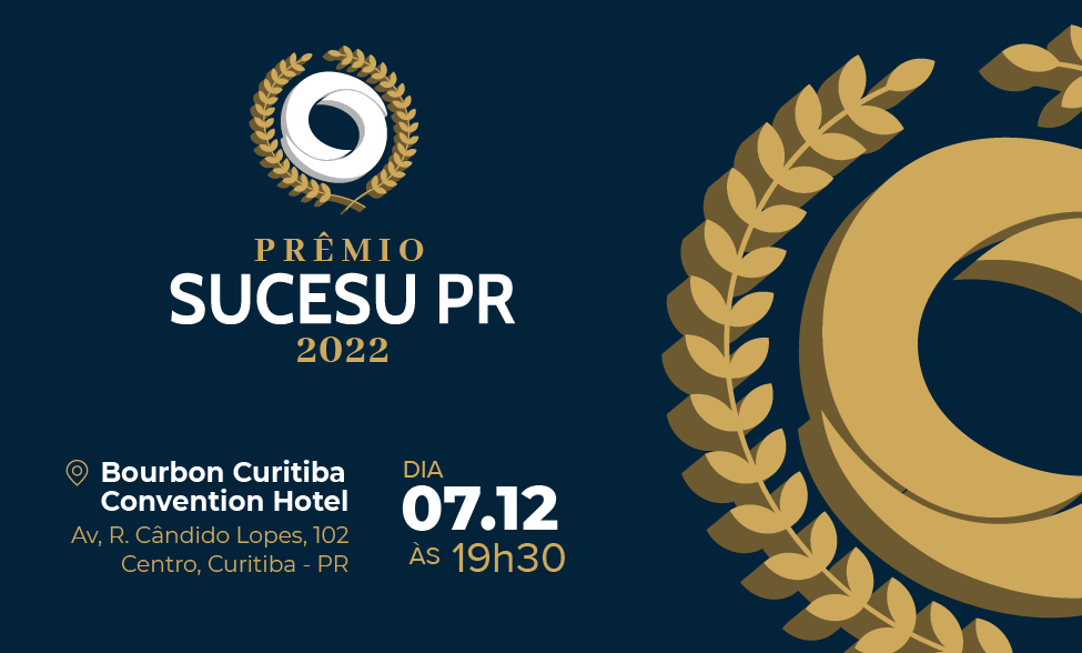 Save the date Prêmio Sucesu-PR 2022